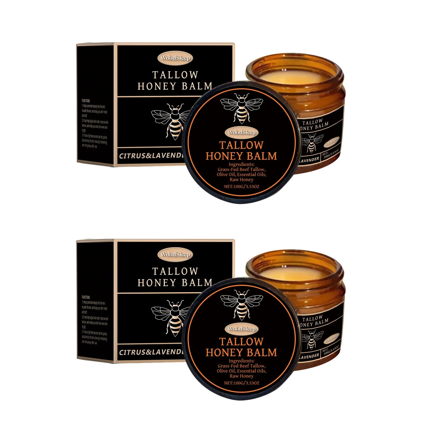 Beef Tallow Face Cream Dark Spots Removal Fine Lines Repair Firming Lifting Sagging Improvement Moisturizing Nourish Skin Care